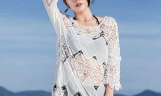 吊带泳衣遮副乳胖MM